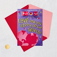 You Happy Up the World Valentine's Day Card With Musical Bracelet for only USD 8.99 | Hallmark