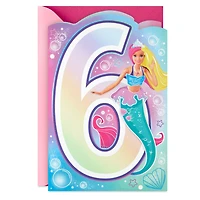 Barbie™ Sweet Mermaid Musical 6th Birthday Card for only USD 6.59 | Hallmark