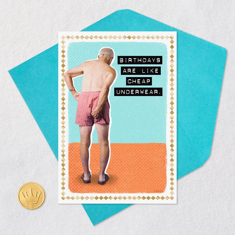Birthdays and Underwear Funny Birthday Card for only USD 4.49 | Hallmark