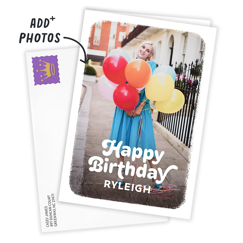 Personalized Full Photo Birthday Photo Card, 5x7 Vertical for only USD 4.99 | Hallmark