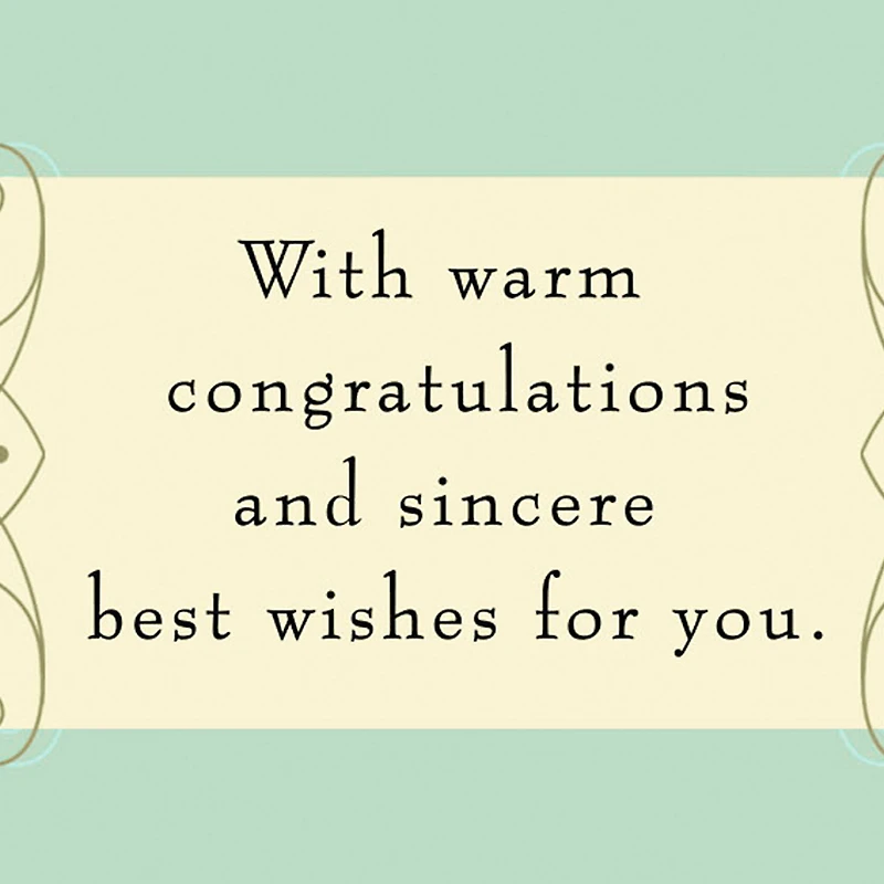 Sincere Best Wishes Congratulations Card for only USD 3.99 | Hallmark