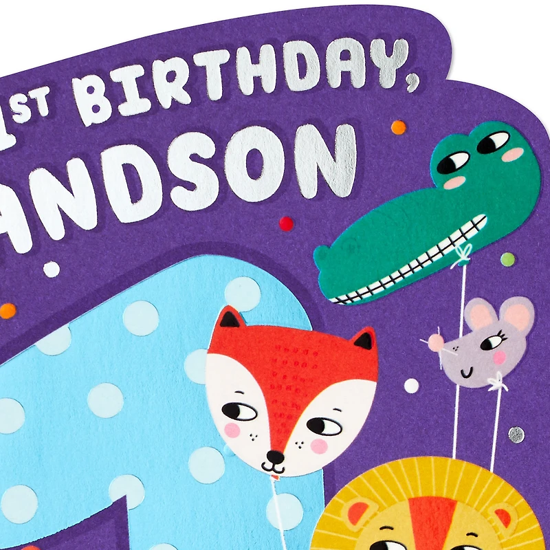 Easy to Love First Birthday Card for Grandson for only USD 3.99 | Hallmark
