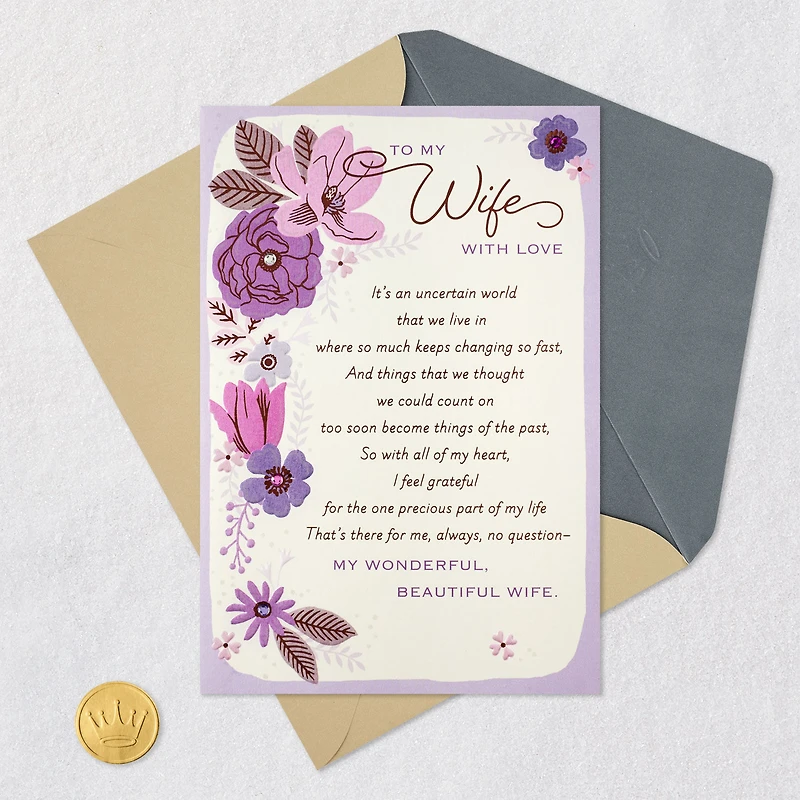 My Wonderful, Beautiful Wife Romantic Anniversary Card for only USD 7.59 | Hallmark