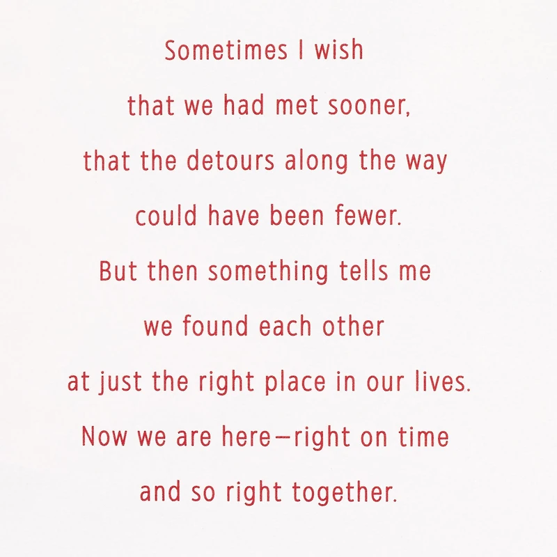 You Were Worth the Wait Valentine's Day Card for only USD 7.99 | Hallmark