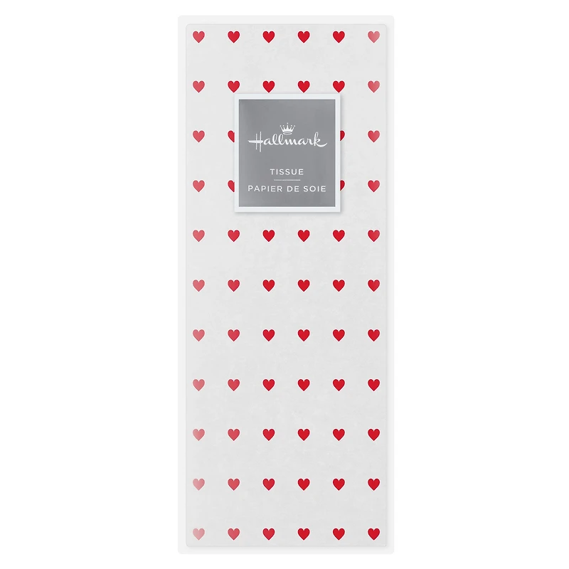 Tiny Red Hearts on White Tissue Paper, 6 sheets for only USD 1.99 | Hallmark