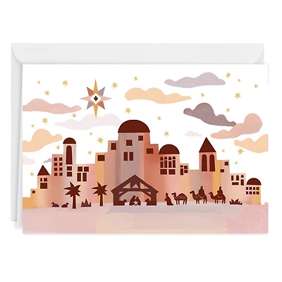 Love and Miracles Nativity Religious Custom Christmas Card for only USD 4.99 | Hallmark