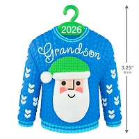Grandson Santa Sweater 2026 Ornament for only USD 18.99 | Hallmark