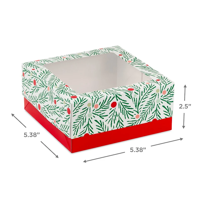 Branches and Berries 3-Pack Holiday Windowed Gift Boxes for only USD 6.99 | Hallmark