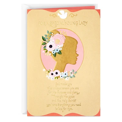 God Made You the Unique Person You Are Confirmation Card for Girl for only USD 4.99 | Hallmark