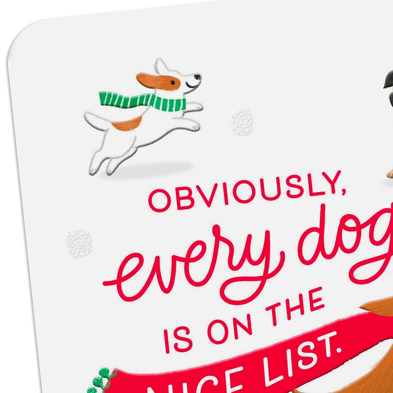 You and Every Dog Made the Nice List Christmas Card for only USD 2.99 | Hallmark