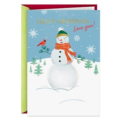 You're Always a Wonderful Reason to Smile Christmas Card for Great-Grandson for only USD 3.99 | Hallmark