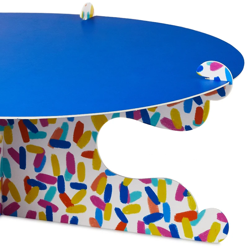 Bold Blue and Confetti Cake Stand for only USD 9.99 | Hallmark