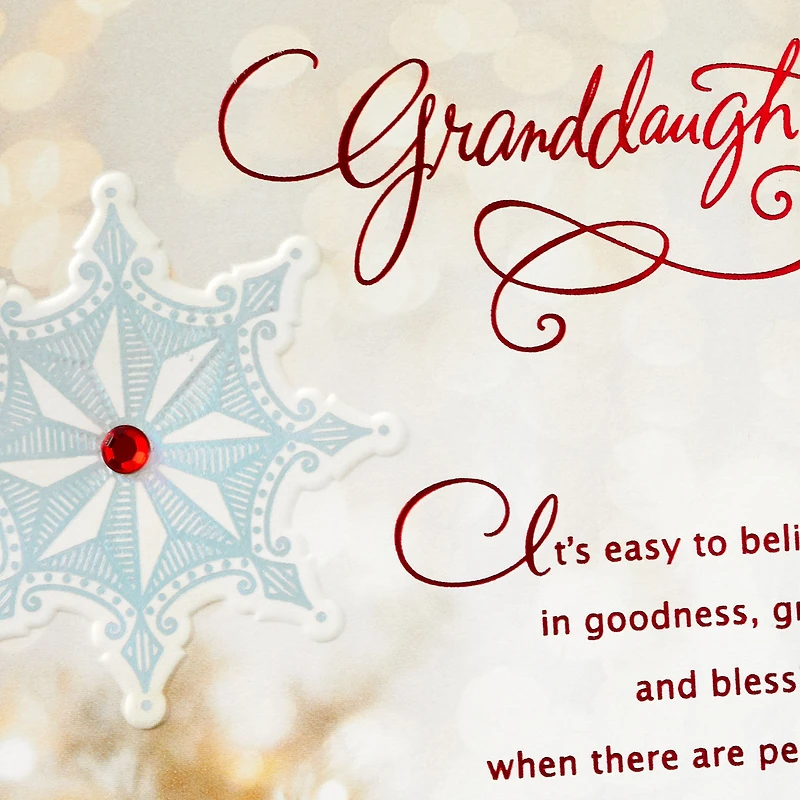 Your Good Heart Shines Christmas Card for Granddaughter for only USD 5.59 | Hallmark