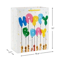 13" Playful Balloons Large Birthday Gift Bag for only USD 4.49 | Hallmark