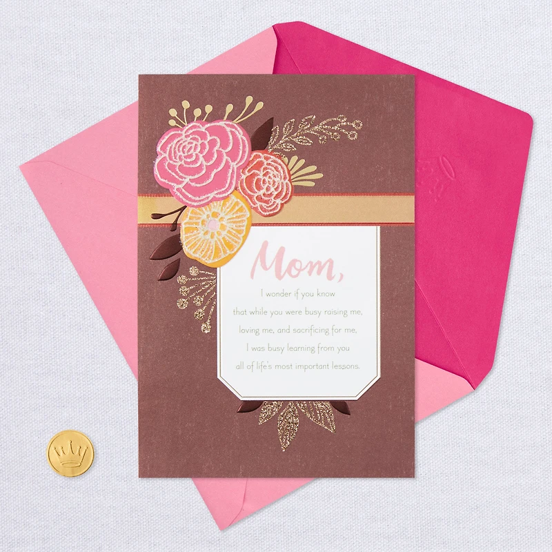 Life's Most Important Lessons Birthday Card for Mom for only USD 4.99 | Hallmark