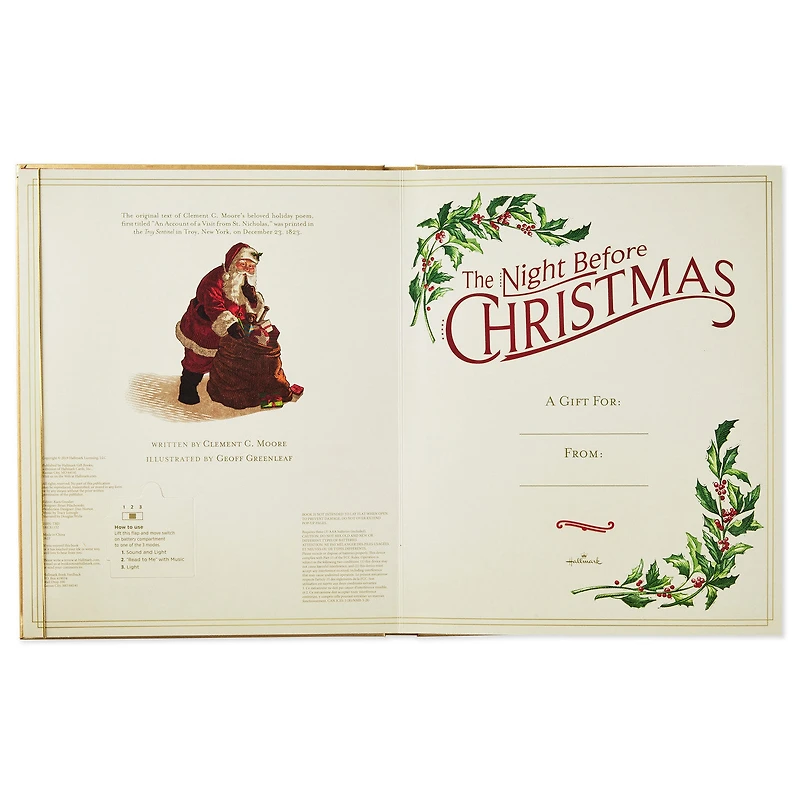 Night Before Christmas Pop-Up Book With Light and Sound for only USD 51.99 | Hallmark