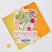 Pastel Balloons Musical 3D Pop-Up with Lights Birthday Card for only USD 9.99 | Hallmark