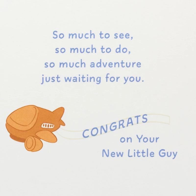 So Much Adventure Waiting for You New Baby Card for Boy for only USD 6.59 | Hallmark