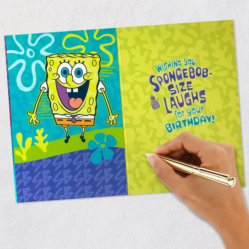 Nickelodeon SpongeBob SquarePants Wishing You Laughs Birthday Card for only USD 4.99 | Hallmark