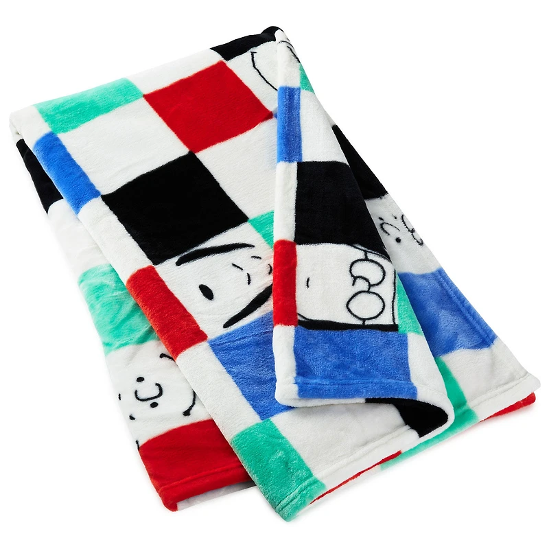 Peanuts® Gang Checkered Throw Blanket, 50x60 for only USD 17.49 | Hallmark