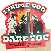 A Christmas Story™ Triple-Dog Dare You Funny Pop-Up Christmas Card With Sound and Light for only USD 10.99 | Hallmark