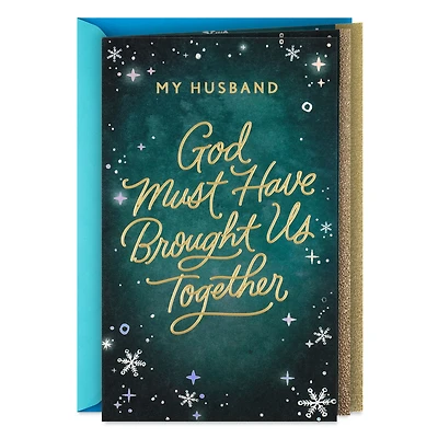 God Brought Us Together Christmas Card for Husband for only USD 7.99 | Hallmark