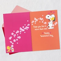 Peanuts® Snoopy and Woodstock Bubble Love Musical Valentine's Day Card With Lights for only USD 8.59 | Hallmark