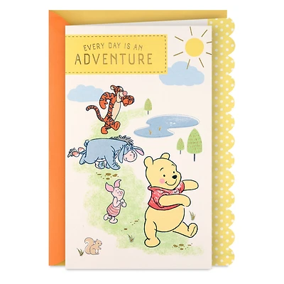 Disney Winnie the Pooh Every Day Is an Adventure Birthday Card for Kids for only USD 4.99 | Hallmark