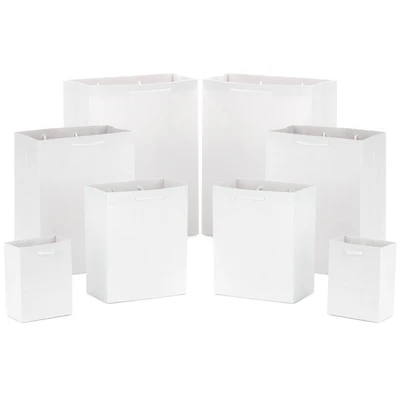 White Assorted Sizes 8-Pack Gift Bags for only USD 14.99 | Hallmark