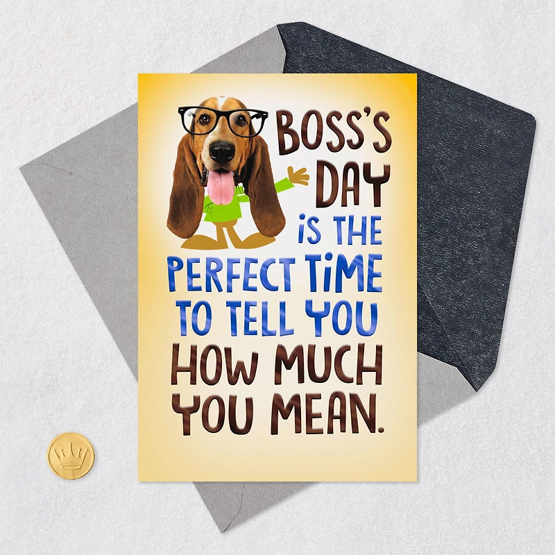 You Not Mean Funny Boss's Day Card for only USD 3.99 | Hallmark