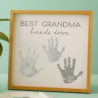 Best Grandma Hands Down Wood Sign Handprint Kit for only USD 28.99 | Hallmark