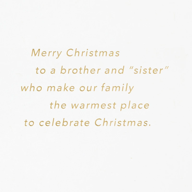Love Connects Us Christmas Card for Brother and Sister-in-Law for only USD 5.59 | Hallmark
