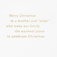 Love Connects Us Christmas Card for Brother and Sister-in-Law for only USD 5.59 | Hallmark