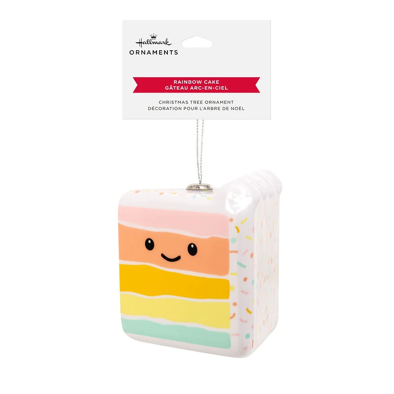 Rainbow Slice of Cake Shatterproof Hallmark Ornament for only USD 9.49 | Hallmark