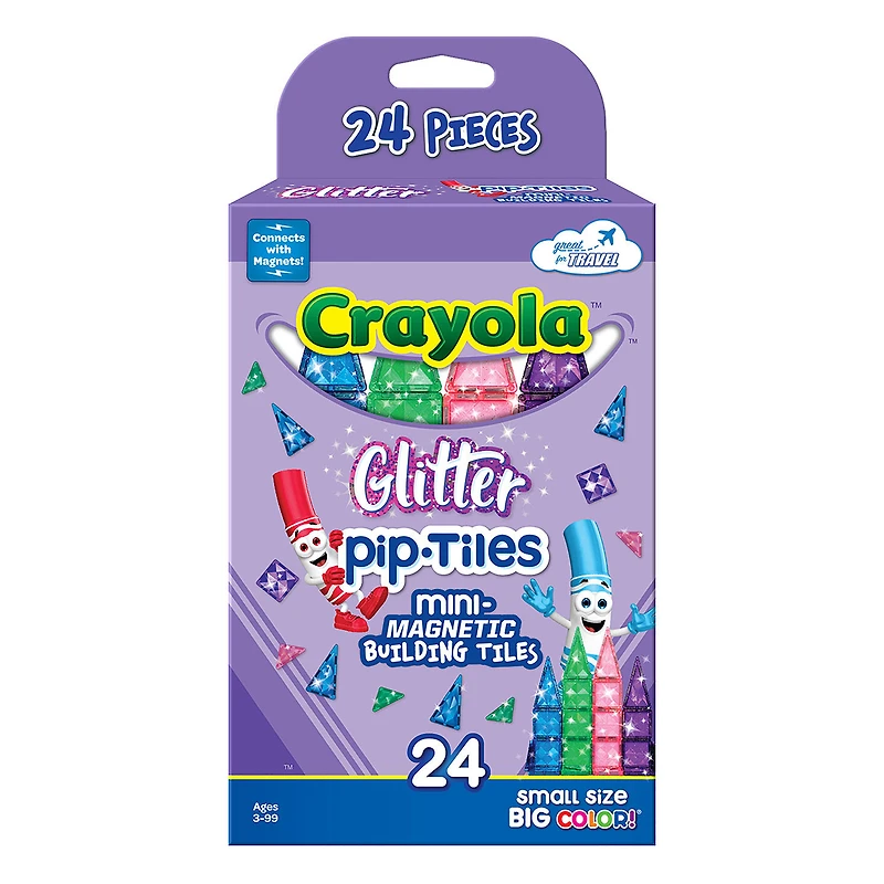Crayola Magnetic Glitter Mini Pip-Tiles Set, 24 pieces for only USD 29.99 | Hallmark