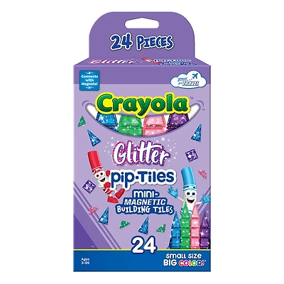 Crayola Magnetic Glitter Mini Pip-Tiles Set, 24 pieces for only USD 29.99 | Hallmark