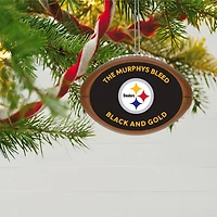 NFL Pittsburgh Steelers Football Personalized Ornament, Custom Text for only USD 30.99 | Hallmark