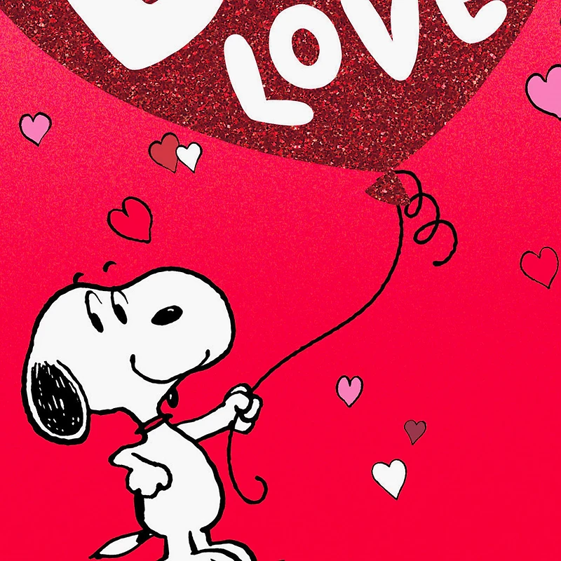 Peanuts® Snoopy and Woodstock Sending Big Love Valentine's Day Card for only USD 3.99 | Hallmark