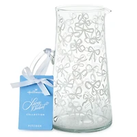 Lacey Chabert Collection Bow Illustrated Glass Pitcher, 45 oz. for only USD 24.99 | Hallmark