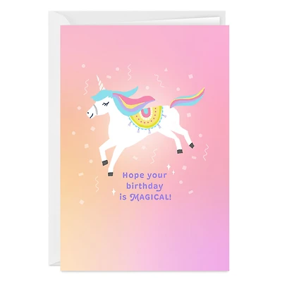 Magical Unicorn Custom Birthday Card for only USD 4.99 | Hallmark