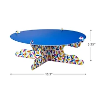 Bold Blue and Confetti Cake Stand for only USD 9.99 | Hallmark