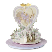 Gold Heart with Flowers Musical 3D Pop-Up Love Card with Motion for only USD 14.99 | Hallmark