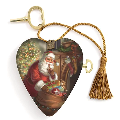 Demdaco Santa Musical Art Heart With Key Stand for only USD 29.99 | Hallmark