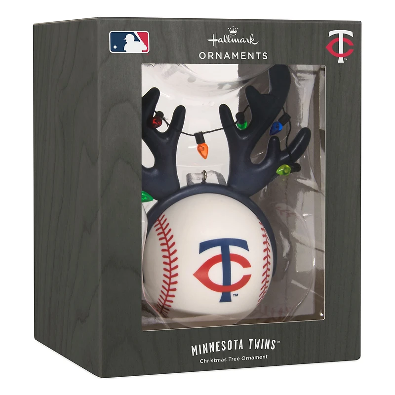 MLB Minnesota Twins™ Reindeer Baseball Hallmark Ornament for only USD 12.99 | Hallmark