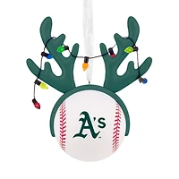 MLB Oakland Athletics™ Reindeer Baseball Hallmark Ornament for only USD 12.99 | Hallmark