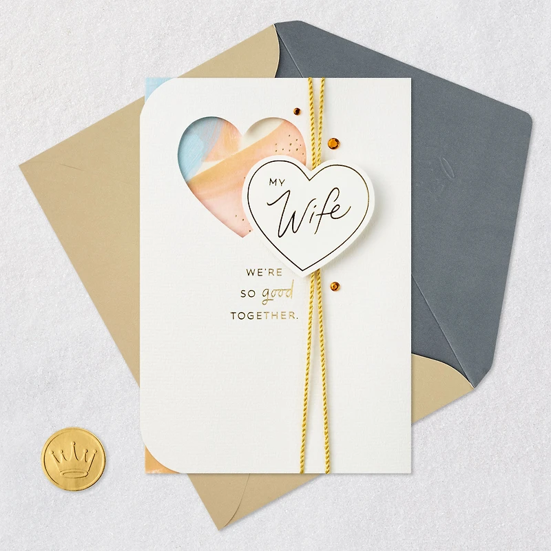We're So Good Together Romantic Anniversary Card for Wife for only USD 8.99 | Hallmark