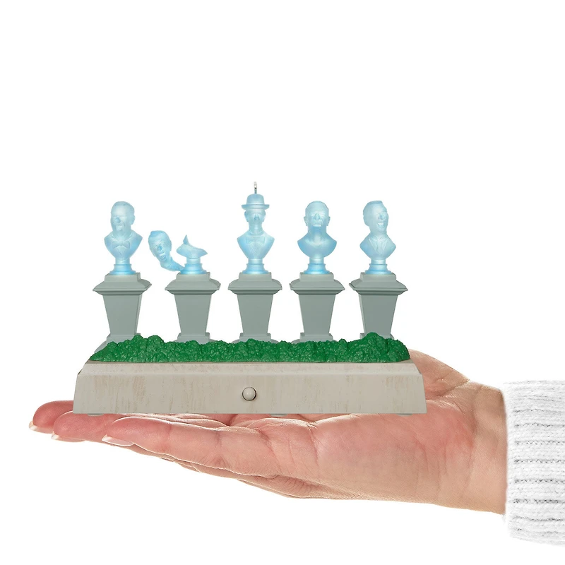 Disney The Haunted Mansion Collection The Singing Busts Ornament With Light and Sound for only USD 55.99 | Hallmark