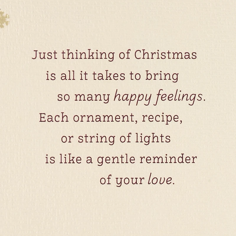 You're at the Heart of So Many Memories Christmas Card for Mom for only USD 7.59 | Hallmark