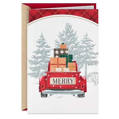 Merry Vintage Red Truck You're Loved Christmas Card for only USD 4.59 | Hallmark