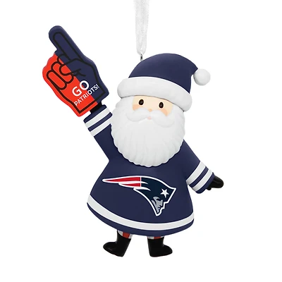 NFL New England Patriots Santa Fan Hallmark Ornament for only USD 12.99 | Hallmark